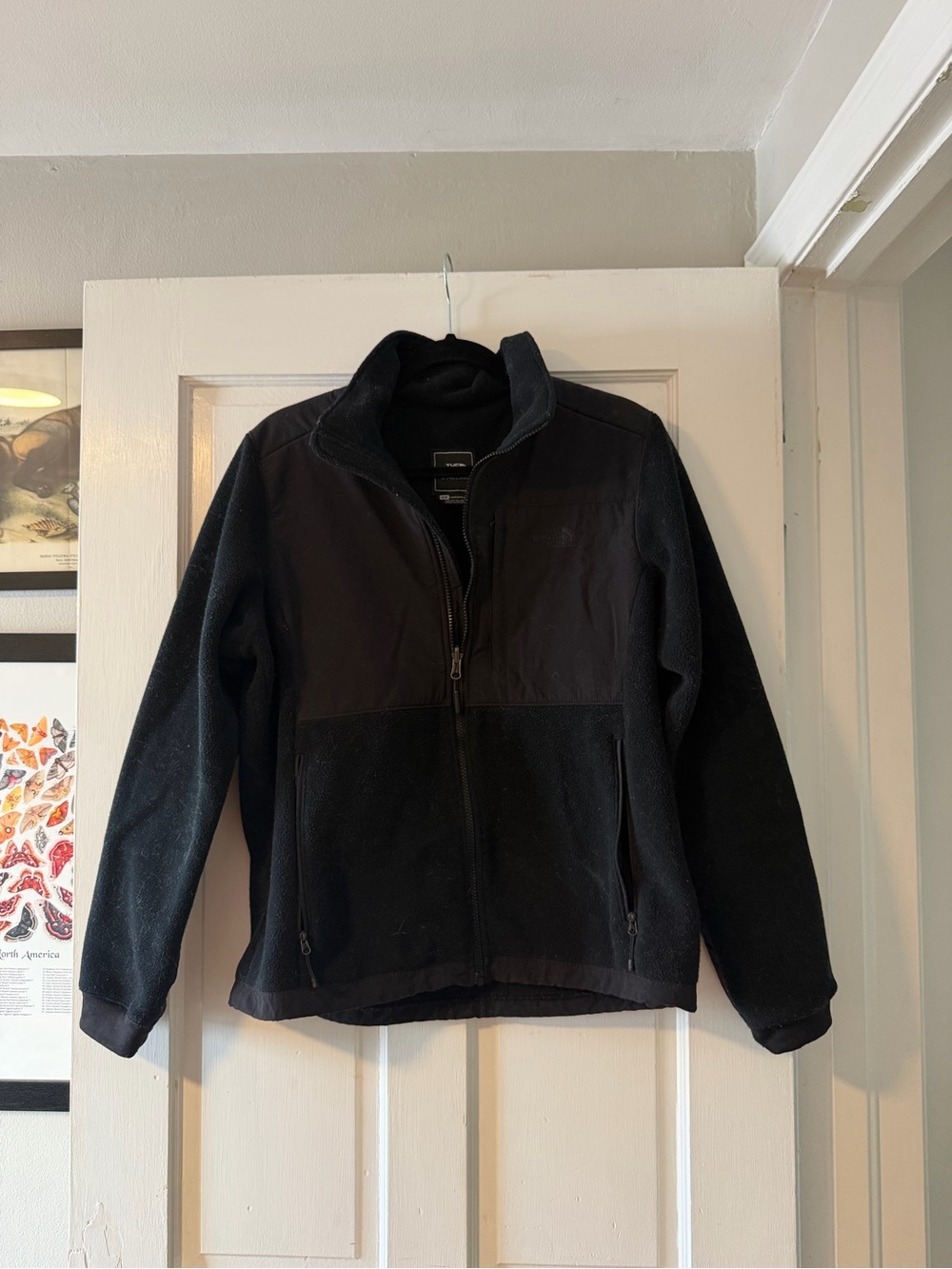 The North Face Black Lightweight Full-Zip Fleece Jacket